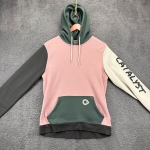 Trademark Bklyn Catalyst Color‎ Block Hoodie Sweatshirt Mens Size M